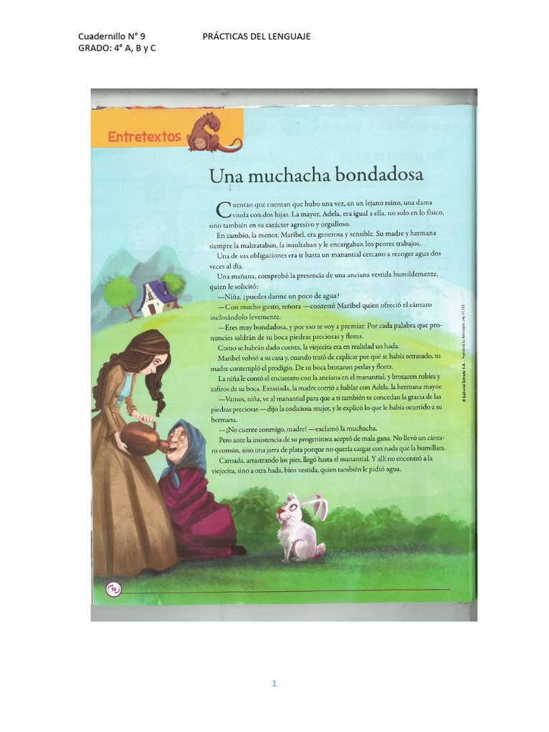 Prácticas de Lenguaje 4° Grado | PDF | Artes del Lenguaje y Comunicación