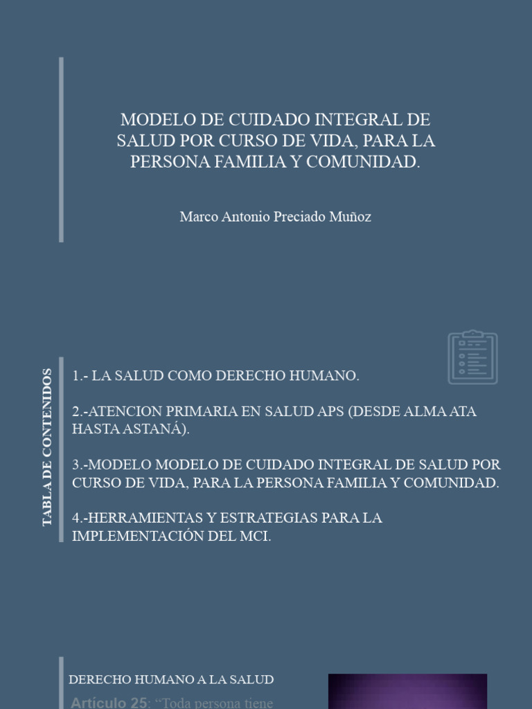 Modelo de Cuidado Integral en Salud | PDF | Adultos | Cuidado de la salud