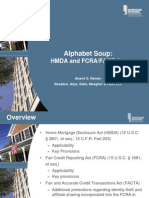 Alphabet Soup:: Hmda and Fcra/Fact Act