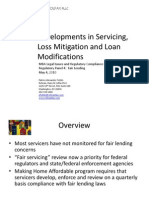 Developments in Servicing, Loss Mitigation and Loan Modifications