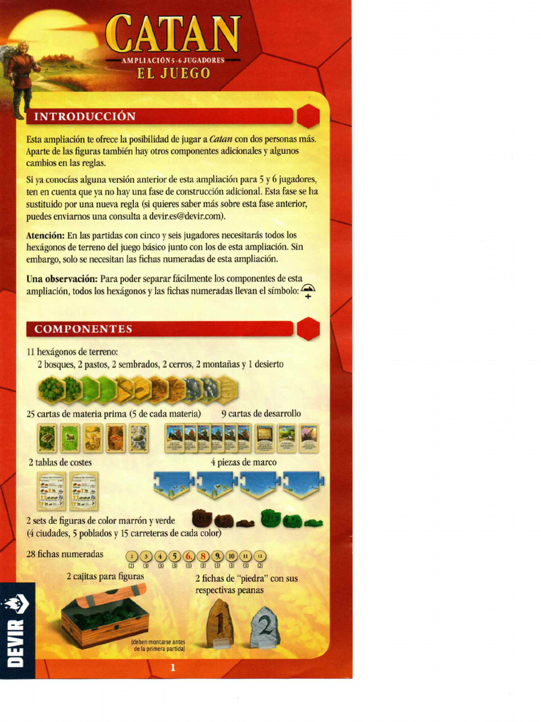 Reglas Catan5-6 ACTUALIZADAS | PDF