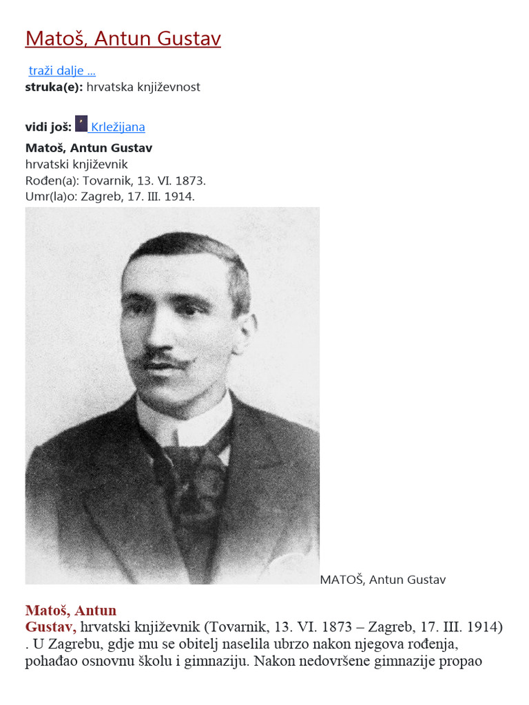 Matoš | PDF