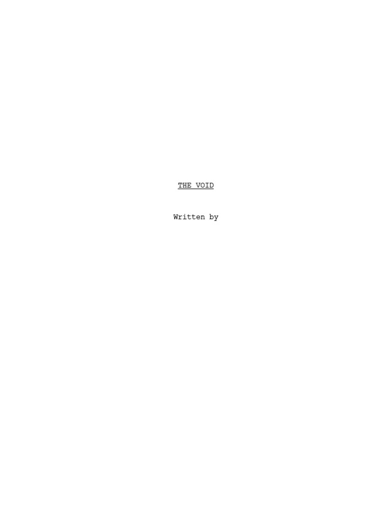 Enter the void pdf