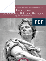 Martin, J. Fingermann H. y Brunetti A.  - Lecciones de Derecho Privado Romano
