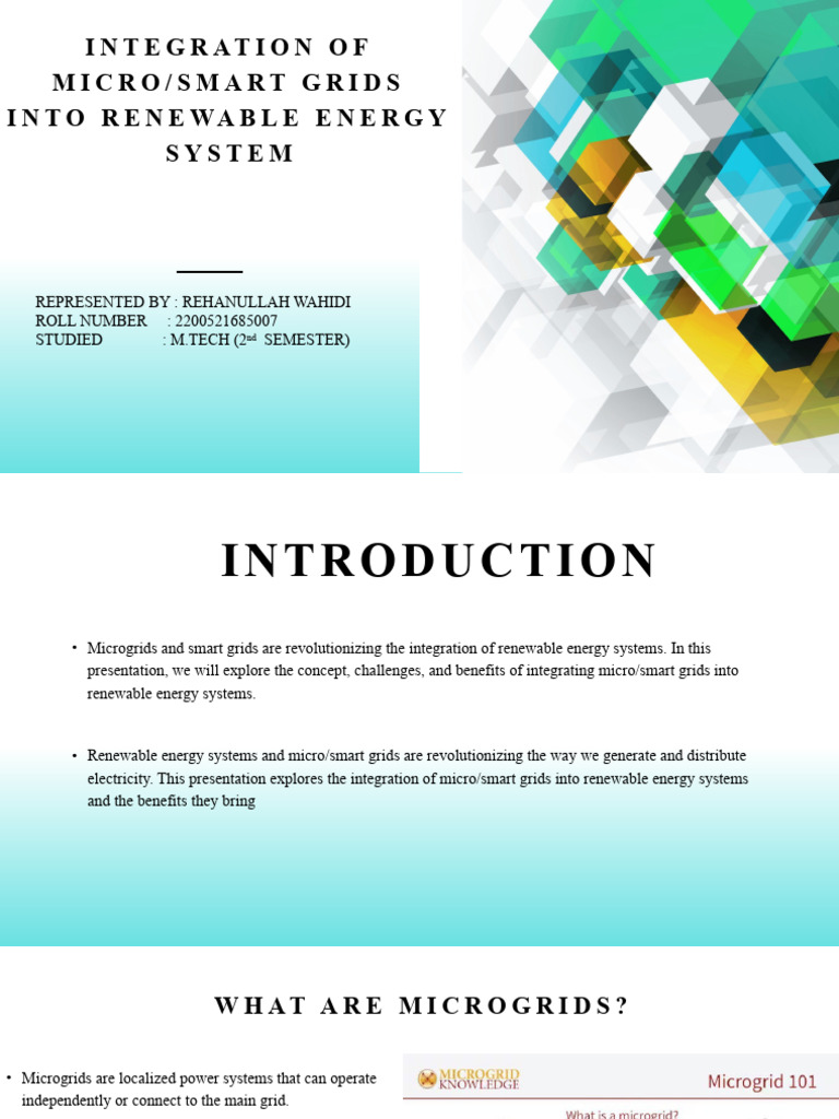 Micro/Smart Grids in Renewable Energy | PDF | Smart Grid | Electrical Grid