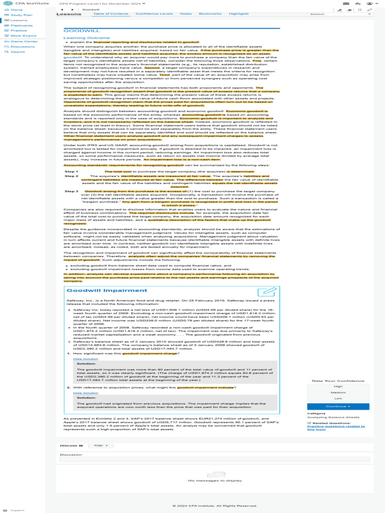 Goodwill Pdf Goodwill Accounting Fair Value