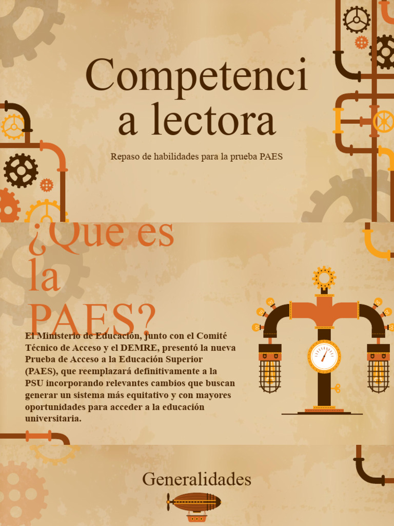 Habilidades para la Prueba PAES 2026 | PDF | Comprensión lectora ...