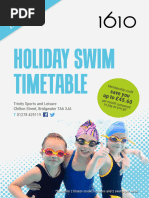 Wavertree Aquatics Centre Swim Timetable | PDF | Swimming | Nature