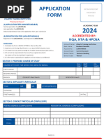 2026 Application Form | PDF
