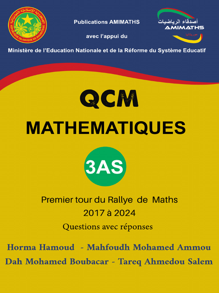 Rallye National de Maths 3AS 2017-2024 | PDF | Enseignement | Polygone
