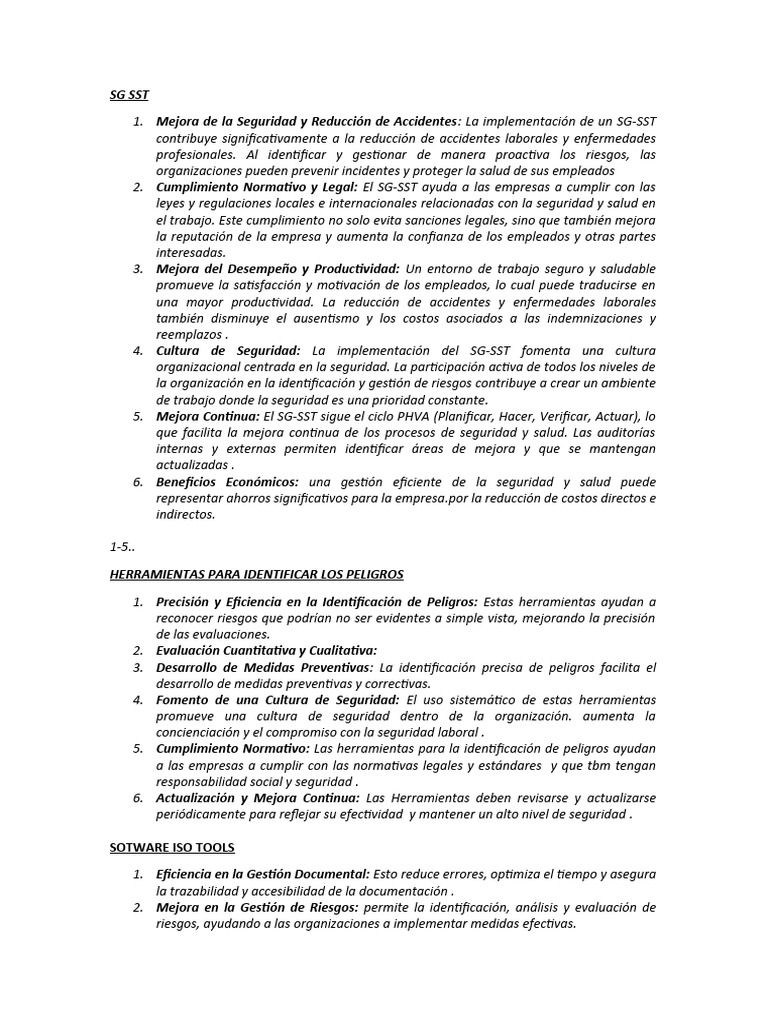 Sg Sst Pdf Software Gestión De Registros