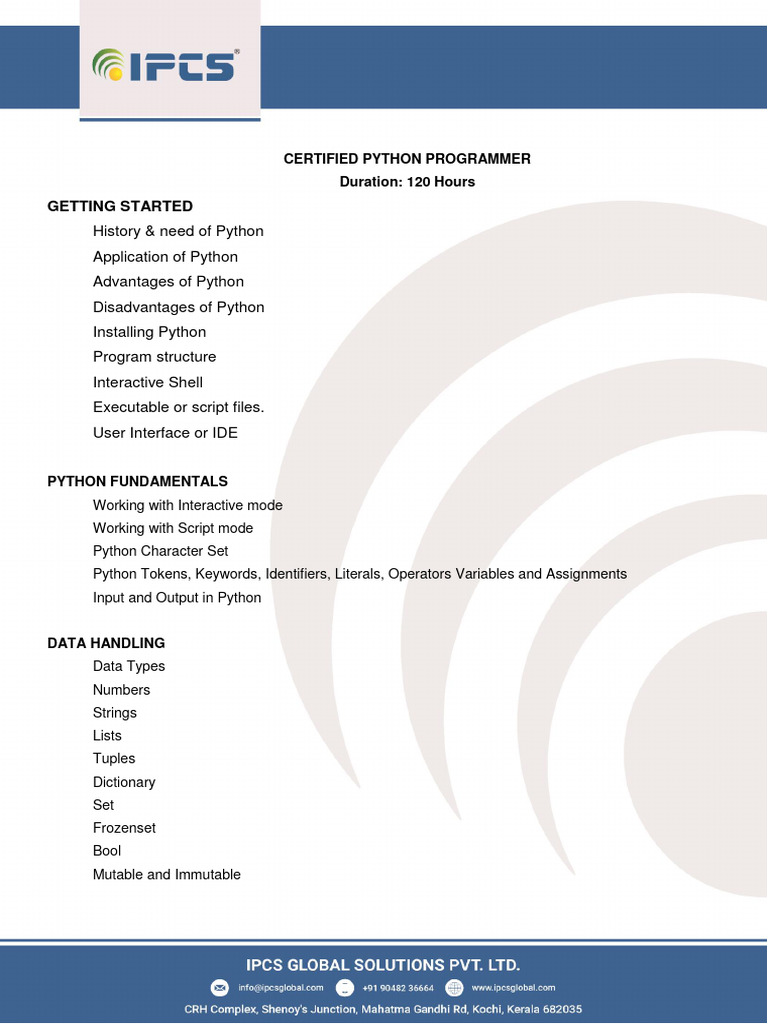 Certified Python Programmer | Download Free PDF | Python (Programming ...