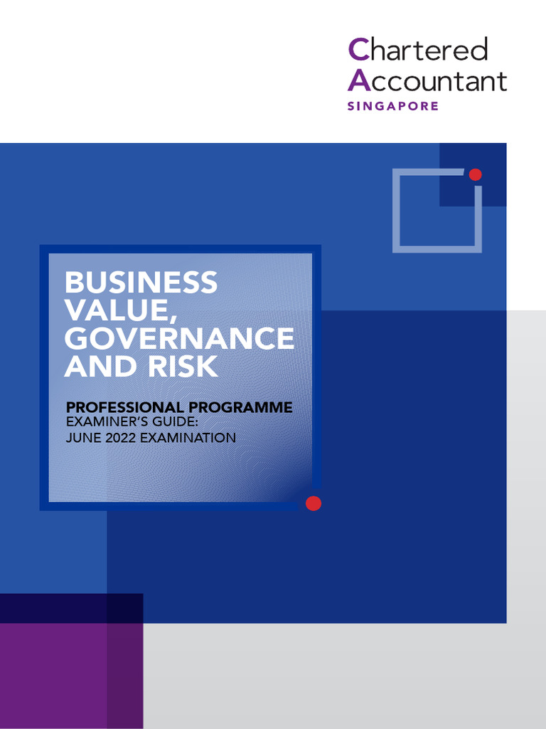Jun+2022+BG+Examiner 27s+guide | PDF | Valuation (Finance) | Risk