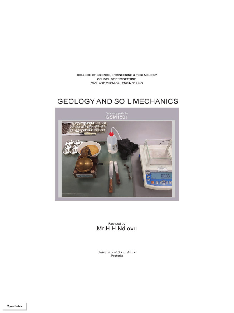 Geology and Soil Mechanics Overview | PDF | Plate Tectonics | Rock ...