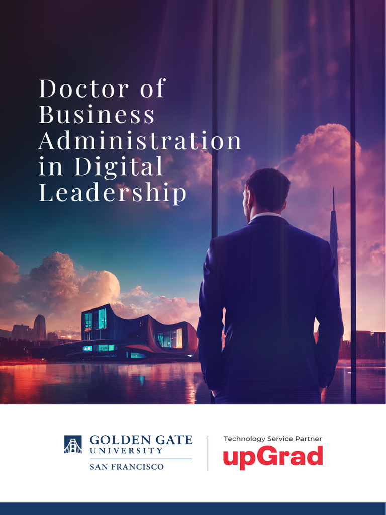 DBA in Digital Leadership at GGU | PDF | Leadership | Methodology