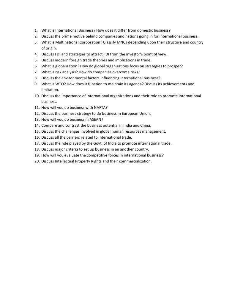 Business Trade Analysis Report | PDF