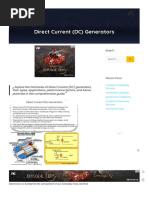 Direct Current (DC) Generators - How It Works, Application & Advantages (Electricity-magnetism.org)