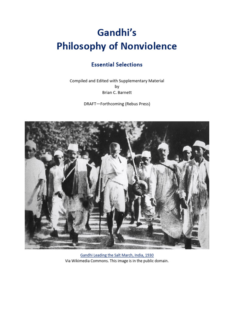 Gandhi's Philosophy of Nonviolence: Essential Selections | PDF | Ahimsa ...