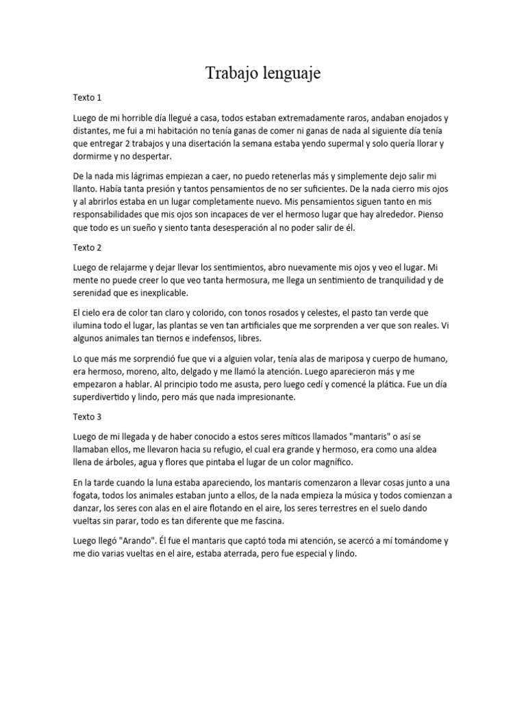 Trabajo Lenguaje Pdf
