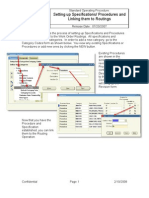 Oracle Specification Setup Routing