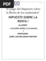 Cálculo del ISR en Diferentes Régimenes | PDF | Impuesto sobre la renta ...