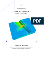 Finite Element II - Solid Mechanics