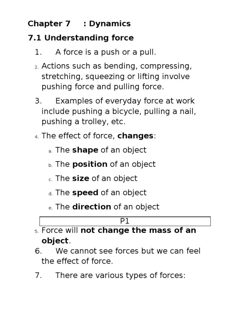 Understanding Forces and Their Applications | PDF