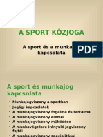 Sport Munkajog