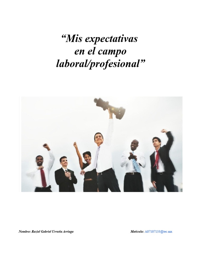 Actividad Integradora 3 | PDF | Crecimiento personal y profesional