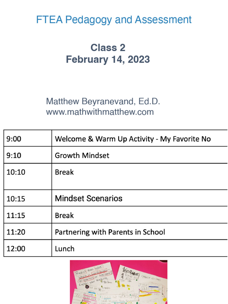 FTEA Pedagogy: Engaging Math Strategies | PDF