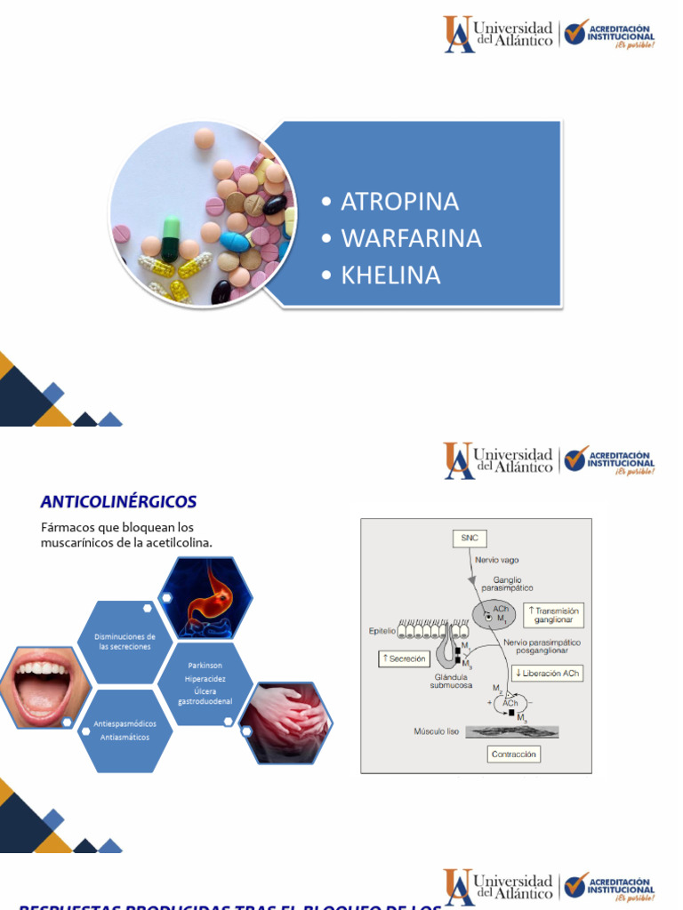 Atropina, Warfarina y Khelina | PDF | Drogas | Farmacología