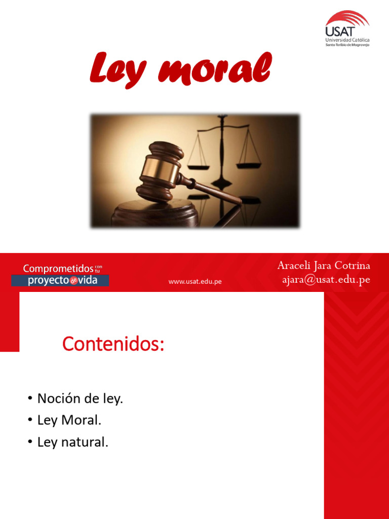 Ley Moral y Recta Razón en la Ética | PDF | Moralidad | Estatuto