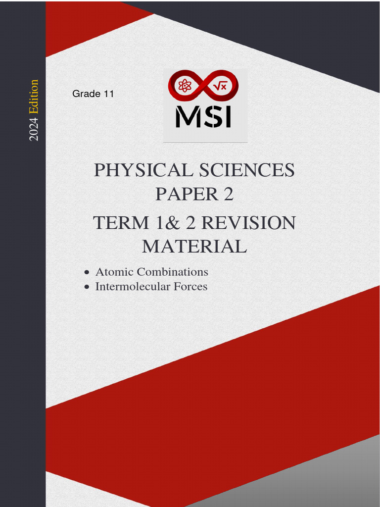 2019 Grade 11 Physics Revision Guide | PDF