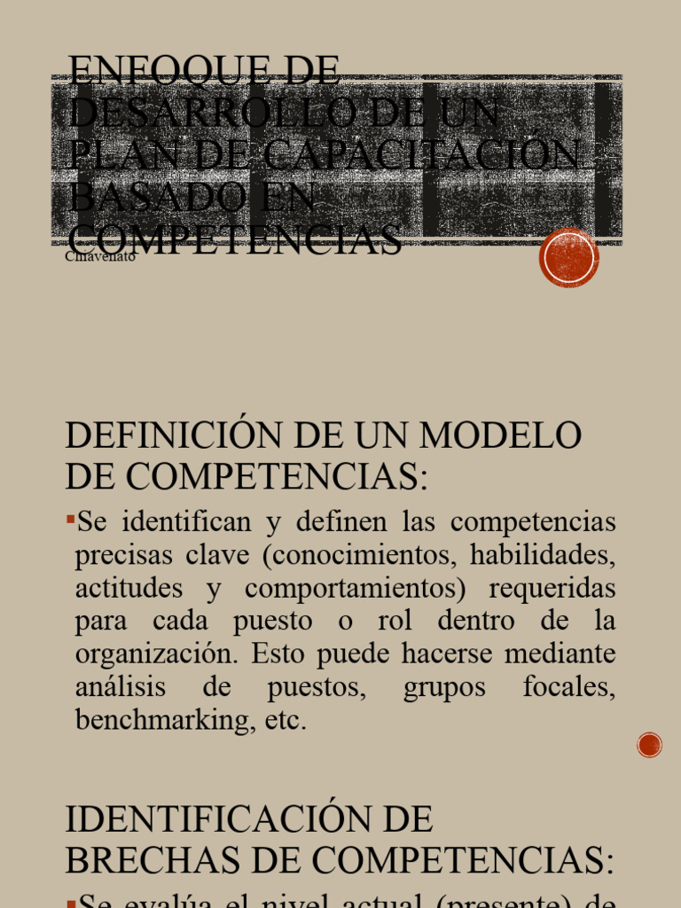 Plan de Capacitación por Competencias | PDF
