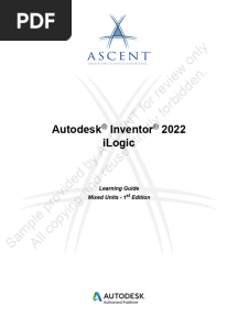 Inventor 2022 Ilogic