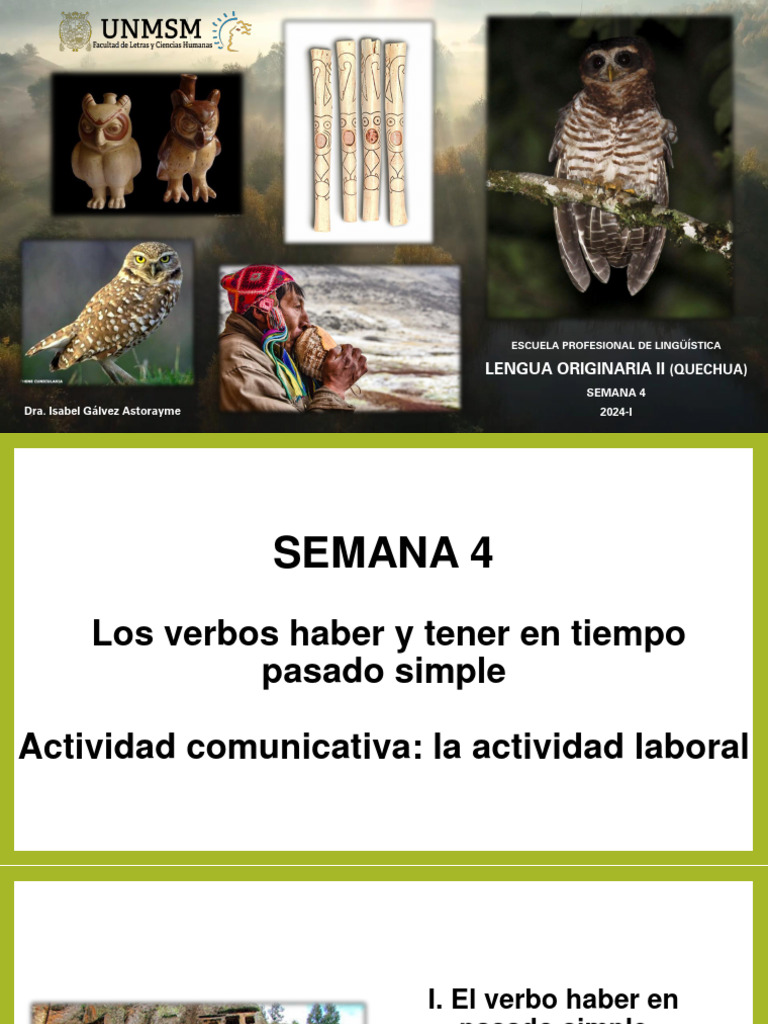 4 - Lengua Originaria II (Quechua) | PDF | Artes del Lenguaje y ...