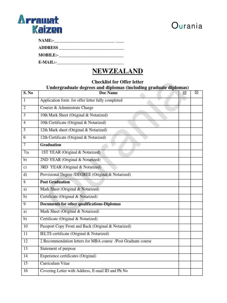 New Zealand PDF Notary Public Identity Document