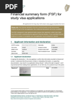 IRL Study Visa Financial Summary JOSEPH UPDATED