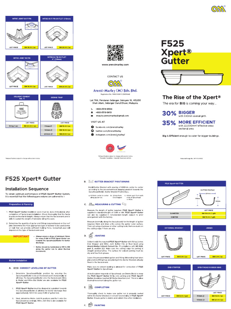 F525 Xpert Catalogue | PDF