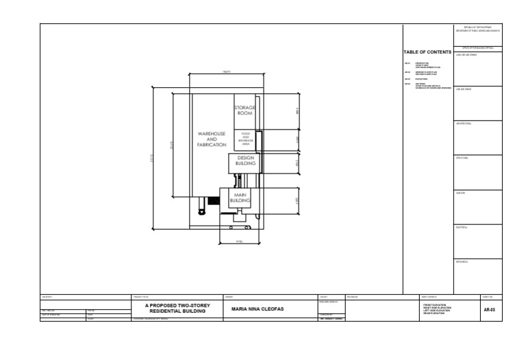 Two-Storey Residential Building Plans | PDF | City Of Brisbane ...