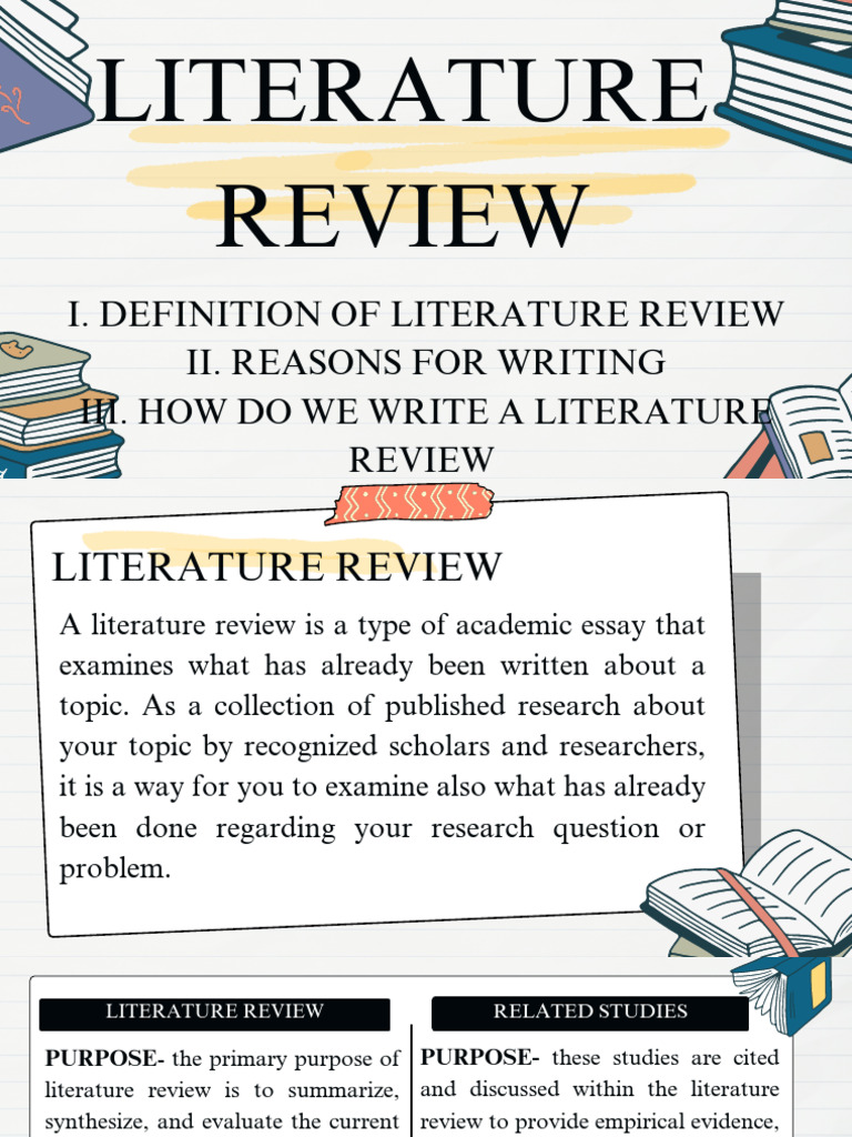 HOW TO WRITE A LITERATURE REVIEW PRESENTATION visual data 8