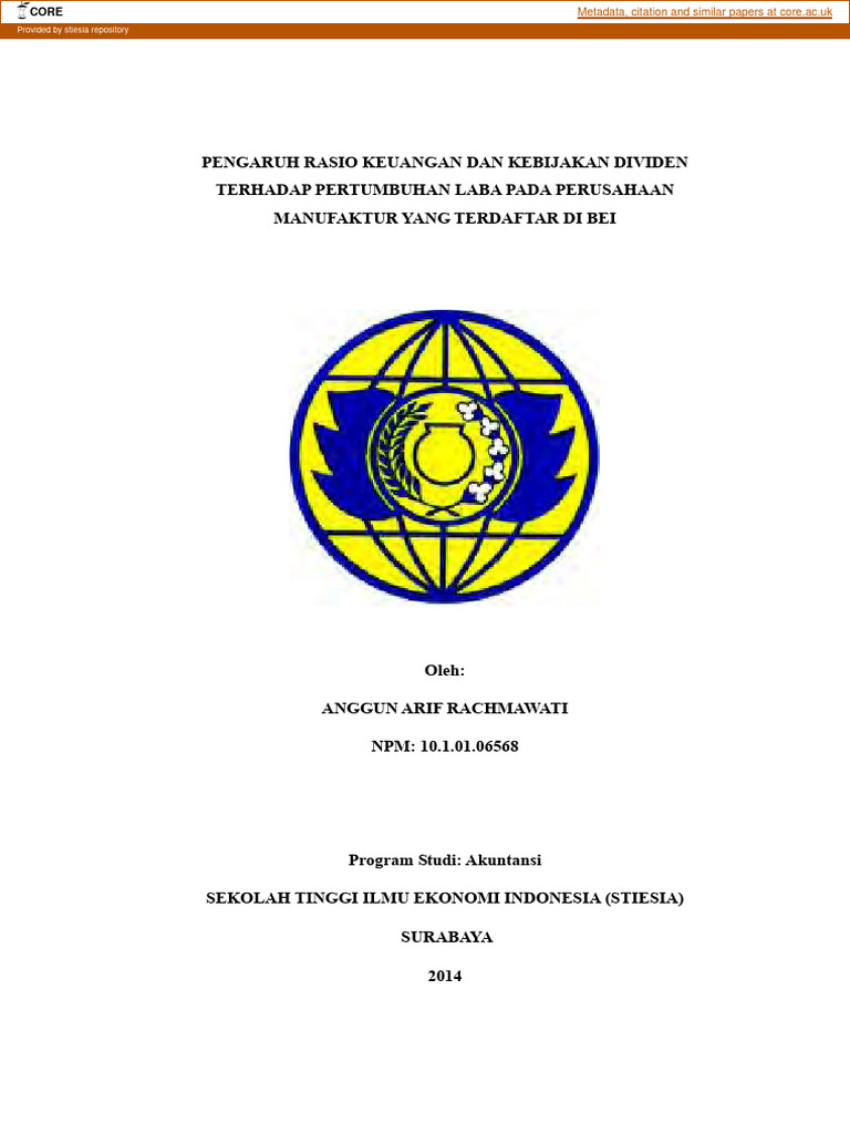 Rumus Rasio Aktivitas dan Laba | PDF | Bisnis