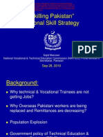 "Skilling Pakistan" National Skill Strategy