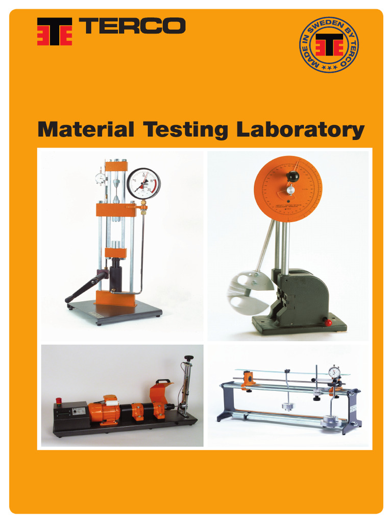 Material Testing Equipment Overview | PDF | Bending | Young's Modulus