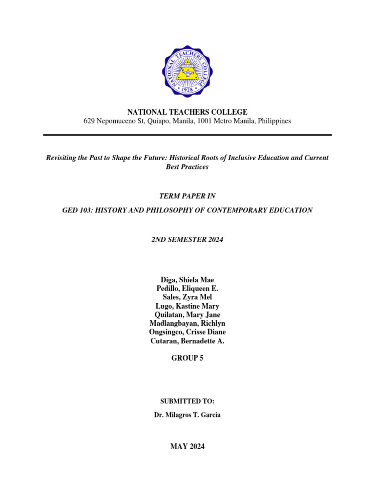 Revisiting The Past To Shape The Future Historical Roots Of Inclusive