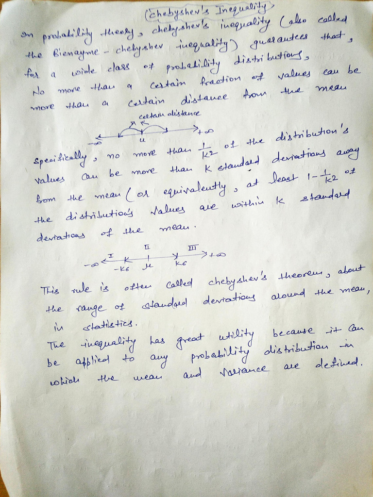 Chebyshevs Inequality Pdf