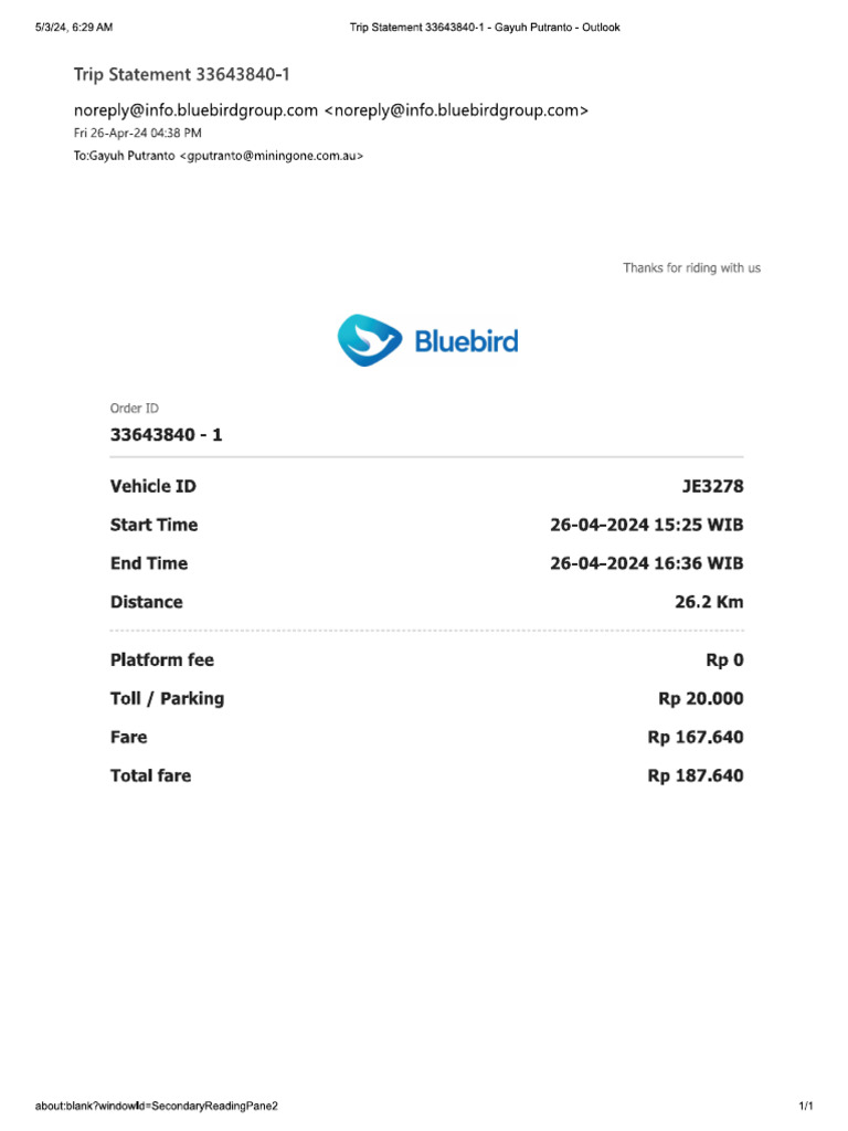 2406 Blurd Reipt | PDF