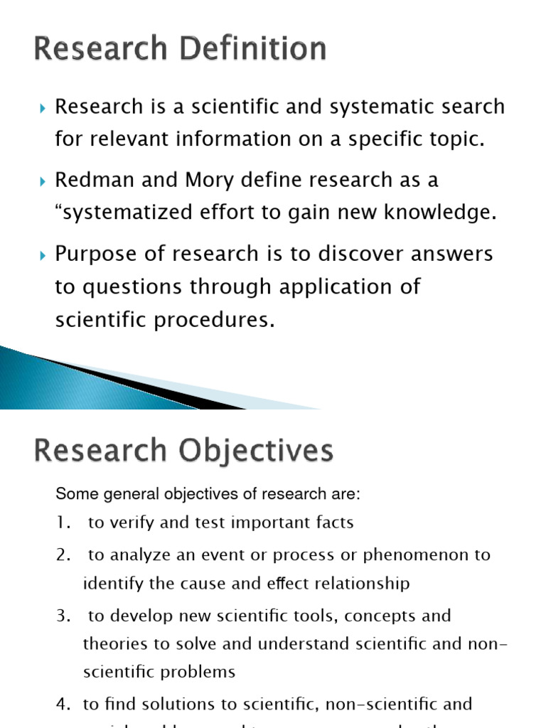 BRM Unit 1.1 Introduction | PDF | Scientific Method | Experiment