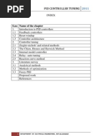 Pid Controller Tuning: S.no Name of The Chapter