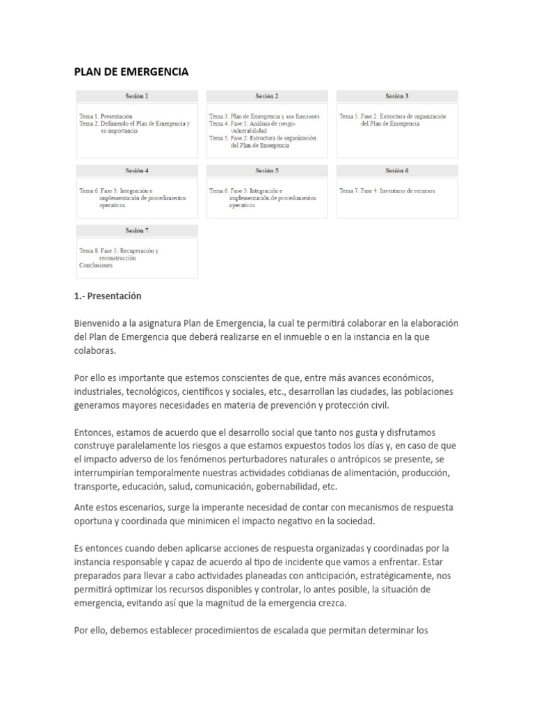 Plan de Emergencia en Atizapán | PDF | Defensa Civil | Riesgo